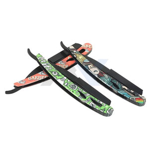 Oferta Especial: Navaja de Afeitar Desechable para Barbería, Plegable, con Hoja Metálica Profesional, para Afeitar Barba y Cortar Cabello - Product Image 1