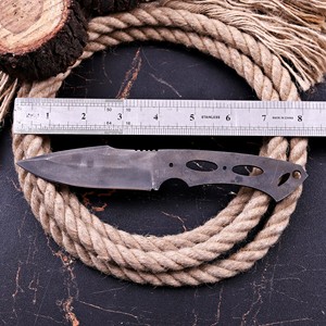 Composant de couteau à lame fixe en acier à haute teneur en carbone, style pied de mouton, pour fabrication DIY, vente directe usine pour artisans et détaillants - Product Image 3