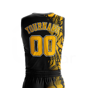 New Design Wholesale High Quality Breathable Moisture-Wicking Quick Dry Blue Sleeveless Basketball Uniform Teams Custom Logo - Product Image 5