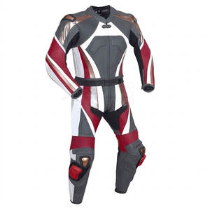 Combinaison de moto en cuir de qualité supérieure, grande taille, conçue pour un confort quotidien, sécurité renforcée, construction durable, toutes saisons, route - Product Image 5