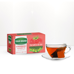 Sachets de thé personnalisés de marque privée saveurs mélangées thé pyramide sachet de thé à chambre unique boîte à sachets de thé à l'hibiscus - Product Image 3