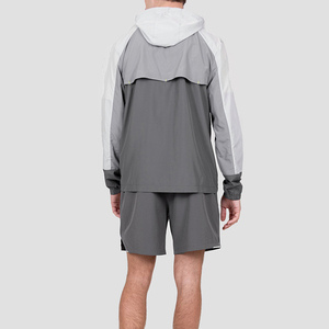 ชุดเซ็ตเสื้อแจ็คเก็ตกันลมและกางเกงขาสั้นสำหรับผู้หญิง ดีไซน์ใหม่ สไตล์ลำลอง ระบายอากาศได้ดี เป็นมิตรกับสิ่งแวดล้อม ชุดวอร์มฤดูหนาว ผ้าฝ้ายฟลีซ 100% รับสั่งทำ - Product Image 6