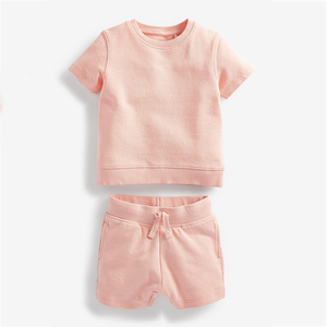 Ensemble T-shirt et short en coton noir pour garçons avec logo imprimé sur le devant, tenue décontractée, taille élastique avec cordon de serrage - Product Image 5