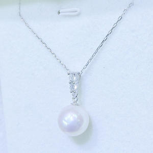 Collier pendentif en argent pur classique avec perle de lac de montagne de Zhuji, collier polyvalent d'élevage naturel avec plusieurs spécifications - Product Image 2