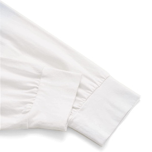 Sudadera con Capucha Extra Grande para Mujer, Degradado Azul Blanco, 100% Algodón Tejido, Manga Larga, Informal, Otoño - Product Image 4