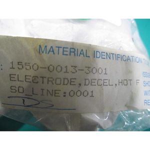 Électrode 1550-0013-3001, Decel, HOT F, 111282 - Équipements et pièces semi-conductrices d'occasion fiables à l'échelle mondiale chez - Product Image 6