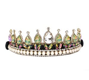 Fronture de Cheval de Luxe en Cristal et Perles – Accessoire d'Équestre Fait Main avec Strass pour Spectacles et Compétitions - Product Image 4