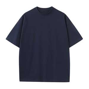 T-shirt uni à manches courtes surdimensionné pour homme, 270 g/m², 100 % coton, de haute qualité, impression DTG personnalisée pour homme - Product Image 2