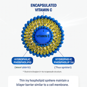 แท็บเล็ตวิตามินซี liposomal ของเกาหลี30จำนวนพร้อมสูตรต้านอนุมูลอิสระที่มีอยู่ - Product Image 3