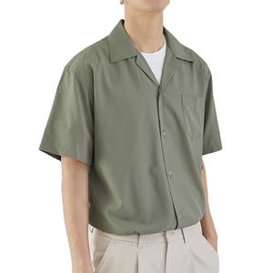 Summer Wear B2B Ready Fashionable Stylish Cotton <b>Cuban</b> <b>Shirts</b> Custom Logo 100% Cotton Made <b>Cuban</b> Collar <b>Shirts</b> <b>Men's</b> - Product Image 2