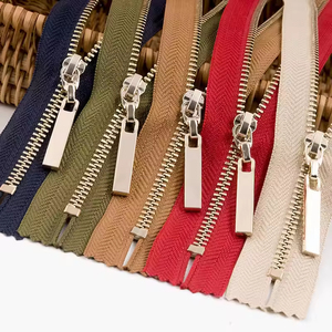 Open-End No. 5 Metal Zipper <b>Silver</b> Teeth for Vest Coat Pants <b>Jacket</b> Cotton-Padded Material - Product Image 6