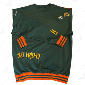 เสื้อฮู้ดดี้แบบยูนิเซ็กซ์ รุ่น 1887 สำหรับฤดูใบไม้ร่วง ออกแบบลายเชนิลล์ตามสั่ง ขายส่ง ปักโลโก้ FAMU สีพื้น - Product Image 4