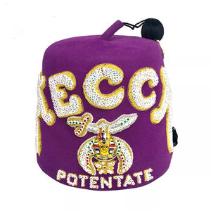 Gorro Fez 100% Lana para Fiesta, Gorro Fez Musulmán Liso con Gorro Masónico, Gorro Fez de Alta Calidad, el Más Vendido, Servicio OEM - Product Image 3