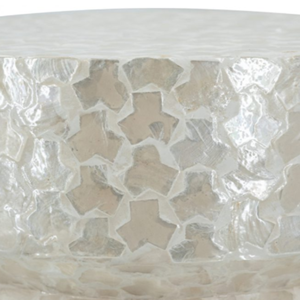 Mesa auxiliar ecológica con incrustaciones de concha, muebles de nácar natural, mesa auxiliar al por mayor de Vietnam para estilos de vida ecológicos - Product Image 2