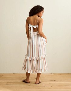 AE V-Neck <b>Ruffle</b> Midi <b>Dress</b> - Product Image 3