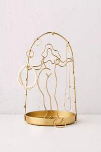 Expositor de joyería de primera calidad, fabricante de expositores para joyería, expositor de joyería dorado para mesa, expositor con base de mármol. - Product Image 4