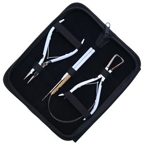 Kit d'outils pour extensions capillaires : Perles, Pince à sertir, Outil de retrait MicroLink, Outil à crochet et boucle, Kit d'installation MicroLink, Fournitures de salon - Product Image 1