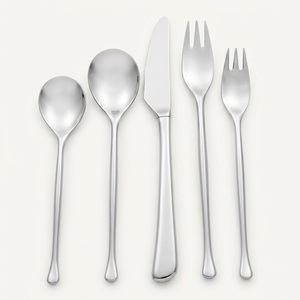 Great Quality Silverware Set Premium Ornate Scrollwork Design High End <b>Flatware</b> For Formal Dining Weddings & Hotels Decorative - Product Image 3
