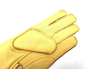 Gants de fauconnerie en cuir dernière édition, très demandés, faible MOQ, protection des doigts, gants de fauconnerie pour la main gauche, mitaines de fauconnerie en cuir - Product Image 4