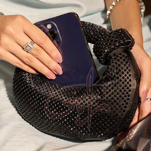 Premium High Quality Fashion Women Handmade Clutches with Zipper Closure Beading Durable Material & Customizable Options - Product Image 4