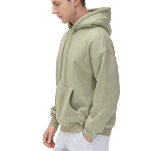 Wholesale Custom Printing Logo Men's Pullover Hoodie 100% Cotton Fleece French Terry <b>Fabric</b> for Winter Sale - Product Image 5