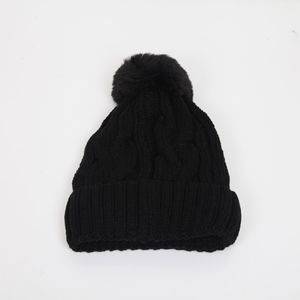 Fengze Custom Logo 3D Embroidery LED Beanie Adult Speckled Acrylic Adjustable <b>Cable</b> Knit Cuffed Pom Pom Warm Night Jogging <b>USB</b> - Product Image 2
