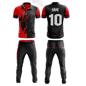 Customized Sublimation Cricket Kit Uniform Set for Men Adult Sizes Half Sleeve Cricket Shirt and <b>Pant</b> - Product Image 4