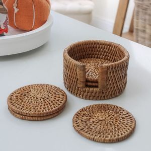 Latest Design Rattan <b>Coaster</b> Jute <b>Coaster</b> Rope <b>Coaster</b> Place Mats <b>Woven</b> Rattan <b>Coaster</b> Mats At very best factory Price - Product Image 2