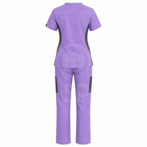 Tenues médicales sportives haut de gamme Wida en tissu sergé polyester/coton, unisexe, pour usage hospitalier, uniforme professionnel de santé, OEM - Product Image 3