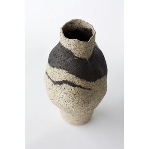 Jarrón de Cerámica Hecho a Mano de Alta Resistencia, Estilo Wabi-Sabi, Acabado Mate, de 8-16 Pulgadas, 4-8 Pulgadas de Ancho - Product Image 1