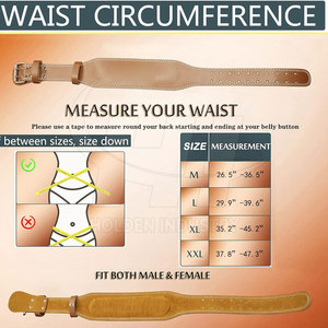 Fitness Gear Weightlifting <b>Belt</b> Firm Support Weightlifting <b>Belt</b> Gym Wear Weightlifting <b>Belt</b> Easy Use - Product Image 6