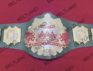 Ceinture de championnat mondial de Lucha Libre, poids cruiser, taille adulte, matériau PU durable, équipement d'arts martiaux unisexe - Product Image 2