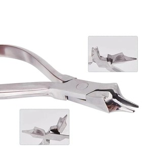 Pinzas de Ortodoncia de Acero Inoxidable Dental, Fórceps para Doblar Arcos, Instrumento Quirúrgico Manual para Uso Clínico y Hospitalario, Certificado CE - Product Image 5