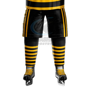 Uniforme de hockey sur glace confortable et respirant, taille personnalisée, 100% polyester, couleur et logo personnalisés en stock - Product Image 6