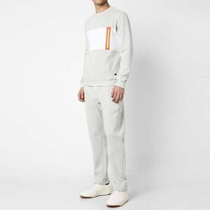 Men's Winter <b>Oversized</b> Sweat Suit Custom Logo Hoodie <b>Jogger</b> Tracksuit Fleece Quick Dry Color Blocking Vintage Casual Streetwear - Product Image 5
