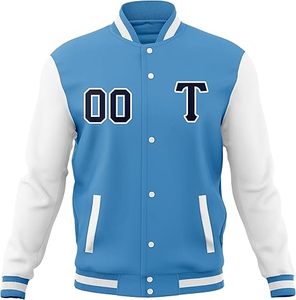 Chaqueta de Invierno Cálida y Cómoda para Hombre, Estilo Letterman, con Cuello Alto, Logotipo Frontal, Resistente al Viento, Ecológica, de Alta Calidad a un Precio Razonable - Product Image 5