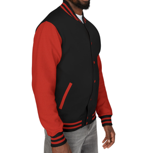 Oversized Varsity <b>Jacket</b> with Custom Patches <b>Men</b>’s Streetwear College <b>Jacket</b> - Product Image 3