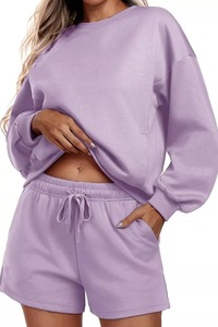 Shorts de sport pour femmes personnalisés, de haute qualité, respirants, 100% coton, avec cordon de serrage à la taille, coupe régulière, logo personnalisé - Product Image 4