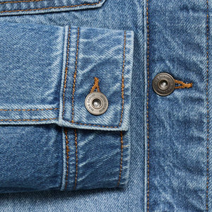 Servicio OEM, Chaqueta de Mezclilla para Hombre, Invierno, 100% Algodón, Color Personalizado en la Parte Delantera, Ligera, Impresión de Logotipo Personalizado, Venta al Por Mayor - Product Image 6