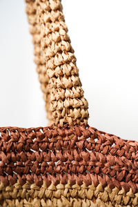 Bolso de Ratán Tejido a Mano Estilo Boho Chic 2026, Rafia Moderna con Diseño Ligero y Detalles Impresionantes para una Sensación de Lujo - Product Image 4