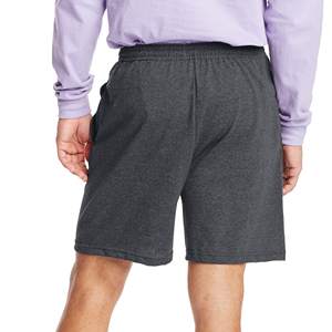Shorts de survêtement pour hommes de qualité supérieure en jersey de coton, personnalisables, longueur genou, taille mi-haute, poches passepoilées, style urbain, écologiques - Product Image 6