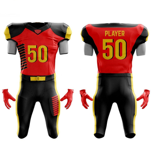 American Football Uniforms Regular Fit Lightweight Durable Stretch Jerseys and <b>Padded</b> <b>Pants</b> Team Wear Uniform - Product Image 4