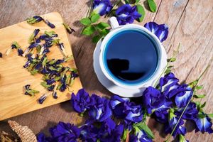 Flores de Guisante Mariposa Secas Finas, Pétalos Azules Naturales para Diseño de Bebidas, Preparación de Té, Venta al por Mayor a Granel, Línea de Origen Vietnam - Product Image 4
