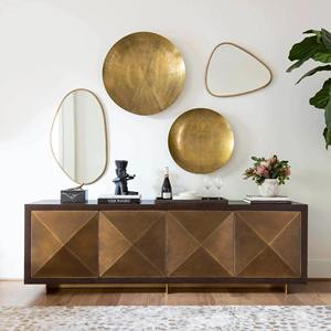 High Quality Handmade Two Door <b>Sideboard</b> <b>Cabinet</b> Crafted from Durable Solid Wood for <b>Kitchen</b> Storage and Bedroom Organization - Product Image 6