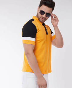 2026 Custom Design Short <b>Sleeve</b> Spring Men's T-<b>shirts</b> 100% Cotton Fabric Two Tone Colors Breathable <b>Polo</b> Sport Tee <b>Shirt</b> for Men - Product Image 3