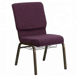 Sedie da chiesa in ferro moderno-ergonomico portatile durevole per la scuola e per la casa uso ufficio in cotone, mobili commerciali - Product Image 5