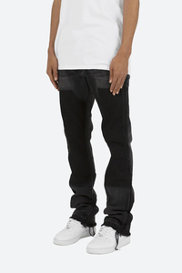 2026 En gros Jeans en denim non déchirés pour hommes, coupe droite, élastiques, style ample et baggy, tendance - Product Image 2