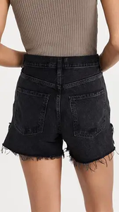 Women Denim Shorts High <b>Waist</b> new Fashionable Breathable <b>Jean</b> Shorts Women Denim Shorts Professional Women's Stylish Streetwear - Product Image 2