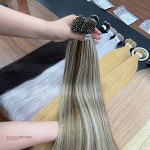 Extension Vietnamese Remy Nano Tip Keratin Blonde Double Drawn Natural Real Hair Vendors Beauty Product For Women - Product Image 2