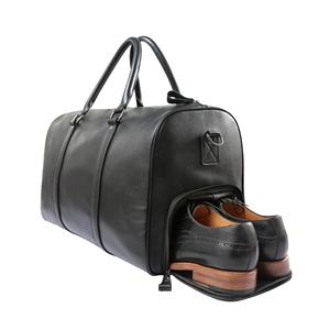 2026 Arrival Custom Wholesale Genuine Leather Zipper Waterproof Portable Travel Sport Unisex <b>Duffel</b> <b>Bag</b> - Product Image 3